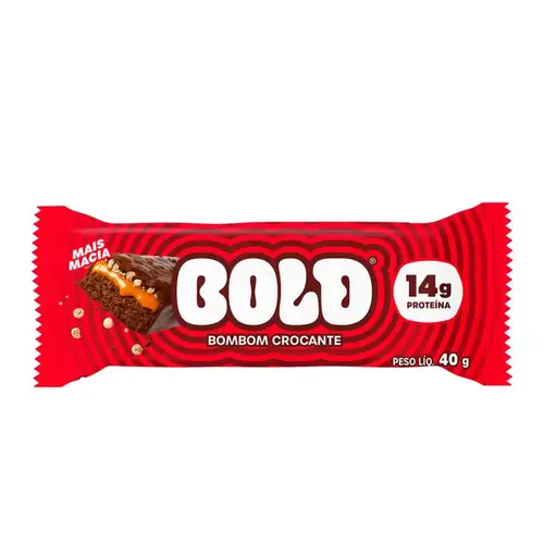 Barra de Proteína Bold Thin Bombom Crocante 40g