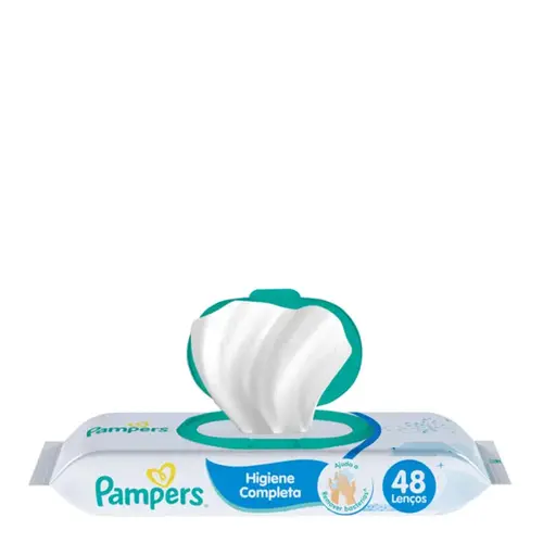 Lenço Umedecido Pampers Higiene Completa 48 Unidades