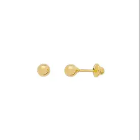 Brinco New Star Pequeno Folheado Ouro 1 Par