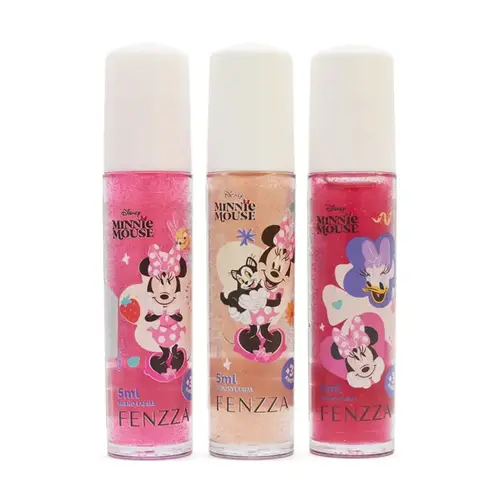 Lipp Gloss Brilho Labial Minnie Fenzza DIS307 - Cores Sortidas