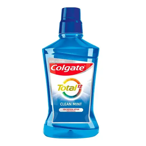 Enxaguante Bucal Colgate Total 12 Clean Mint Zero Álcool 250ml