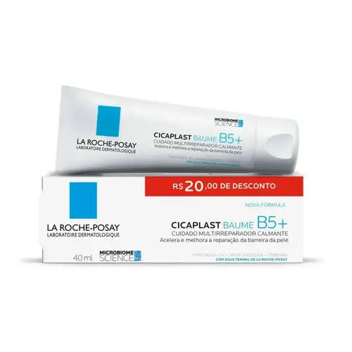 Creme Multirreparador Cicaplast Baume B5+ La Roche-Posay 40ml com Desconto