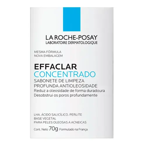 Sabonete em Barra La Roche-Posay Effaclar Concentrado Pele Oleosa a Acneica 70g