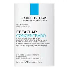 Sabonete em Barra La Roche-Posay Effaclar Concentrado Pele Oleosa a Acneica 70g