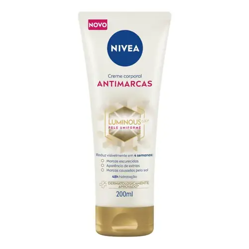 Creme Corporal Nivea Luminous 630 Antimarcas 200ml