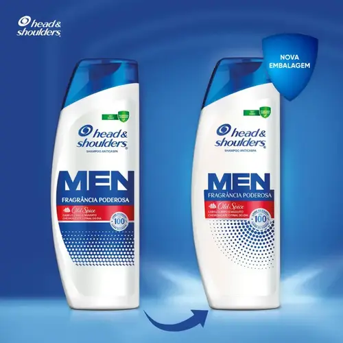 Shampoo Head & Shoulders Men Anticaspa Fragrância Poderosa Old Spice 400ml