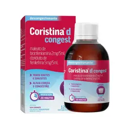 Coristina D Congest Xarope Sabor Uva 120ml