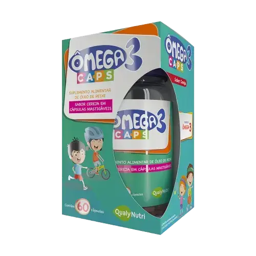 Ômega 3 Kids 450mg 60 Cápsulas - Qualy Nutri