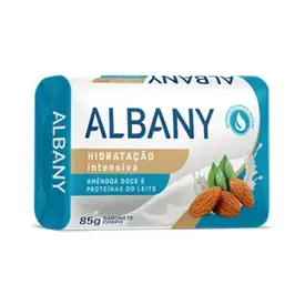 Sabonete em Barra Albany Hidratação Intensiva Amêndoa Doce e Proteínas Do Leite 85g