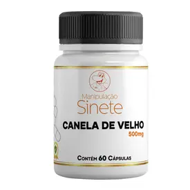 Canela de Velho 500mg 60 Cápsulas - Manipulação Sinete