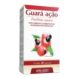 Guará Ação Guaraná em Cápsulas 30 Cápsulas - Arte Nativa