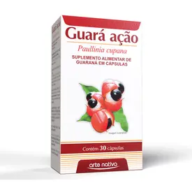 Guará Ação Guaraná em Cápsulas 30 Cápsulas - Arte Nativa