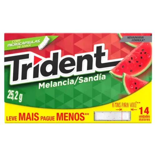 Chiclete Trident Melancia 25,2g - 1 Unidade