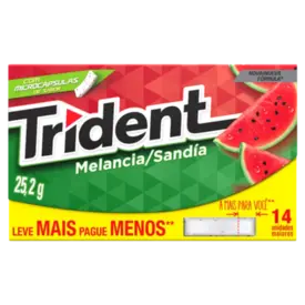 Chiclete Trident Melancia 25,2g - 1 Unidade