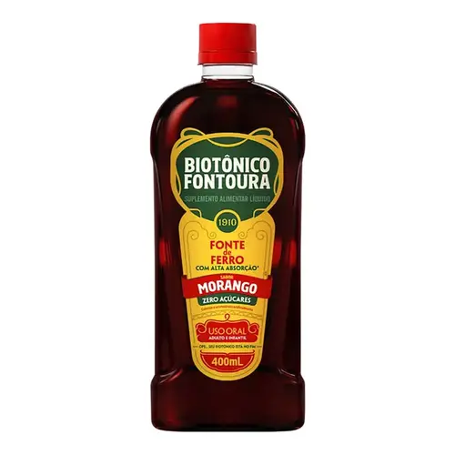 Biotônico Fontoura Morango 400ml