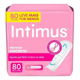 Protetor Diário Intimus Ultra Flexível 80 Unidades