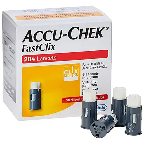 Lancetas Accu-Chek FastiClix 204 Unidades