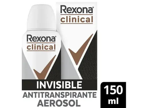 Desodorante Rexona Clinical Invisible Aerosol Feminino 150ml