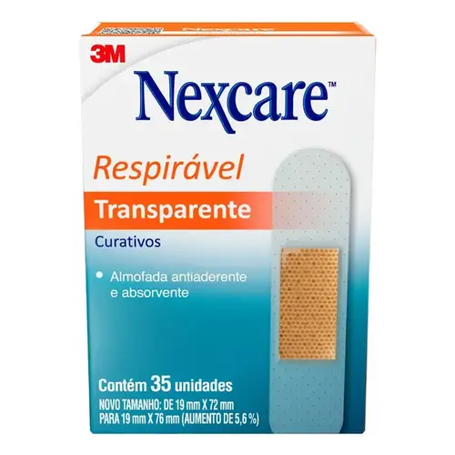 Curativo Nexcare 3M Transparente 35 Unidades