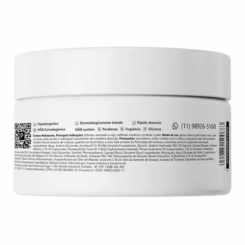 Creme Hidratante Principia CH-02 250g