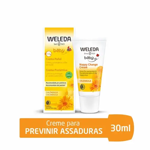 Creme Para Assaduras Weleda Baby Calendula 30ml