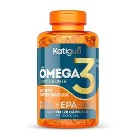 Ômega 3 Plus DHA+EPA+ALA Katiguá 120 Cápsulas