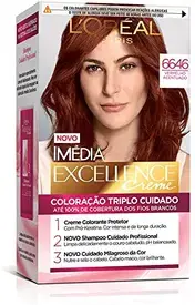 Tintura de Cabelo Imédia Excellence Creme 6646 Vermelho Rubi L'Oréal Paris 1 Unidade