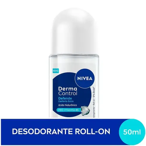 Desodorante Antitranspirante Nivea Derma Control Defende Roll-On 50ml