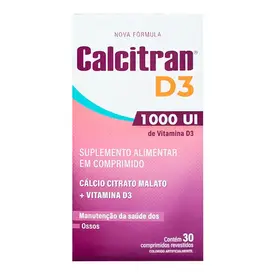 Polivitamínico Calcitran D3 1000UI 30 Comprimidos
