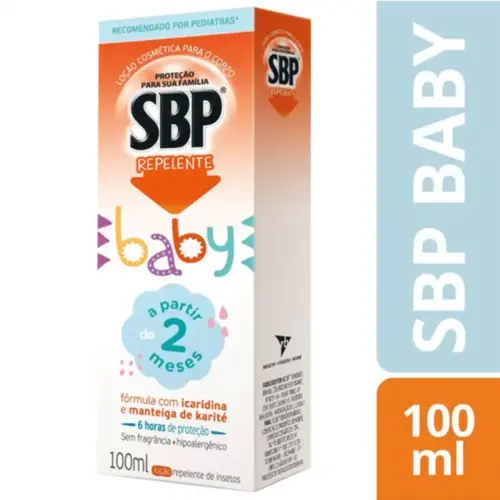 Repelente SBP Baby Loção Corporal com Icaridina 100ml