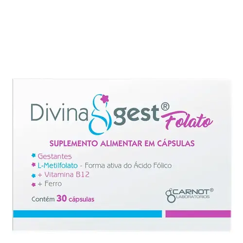 Suplemento para Gestante DivinaGest Folato 30 Cápsulas