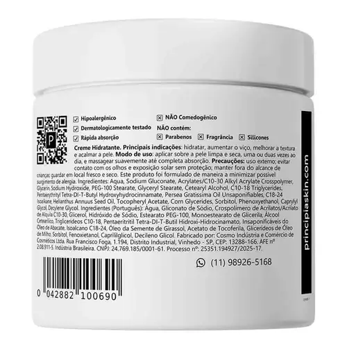 Creme Hidratante Principia CH-02 454g