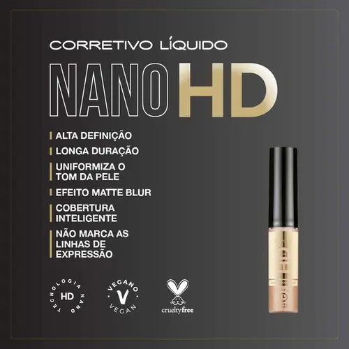 Corretivo Liquido Vult Nano Hd Cor V190