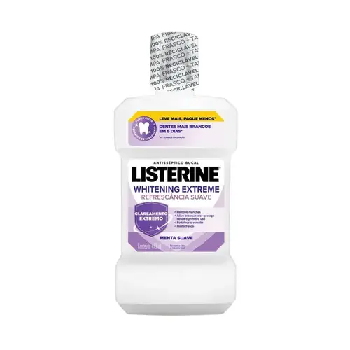 Enxaguante Bucal Listerine Whitening Extreme Menta 473ml