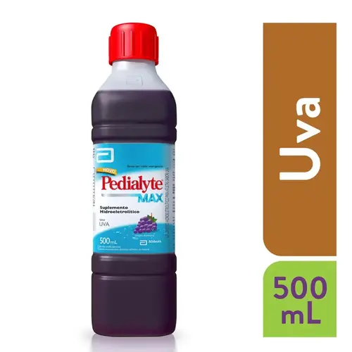 Pedialyte Max - Sabor Uva 500ml - Abbott do Brasil