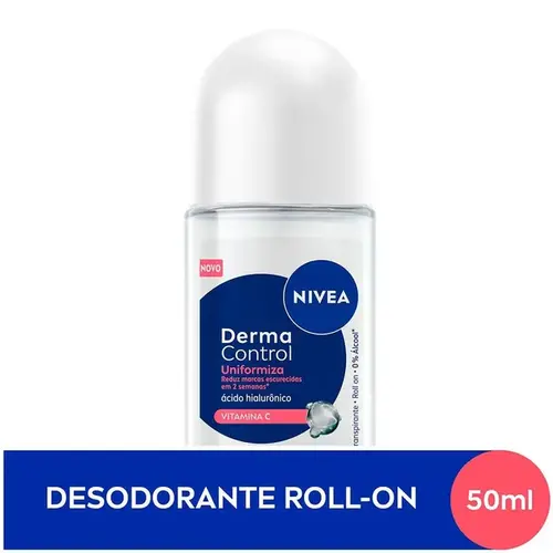 Desodorante Nivea Roll-On Derma Control Uniformiza 50ml
