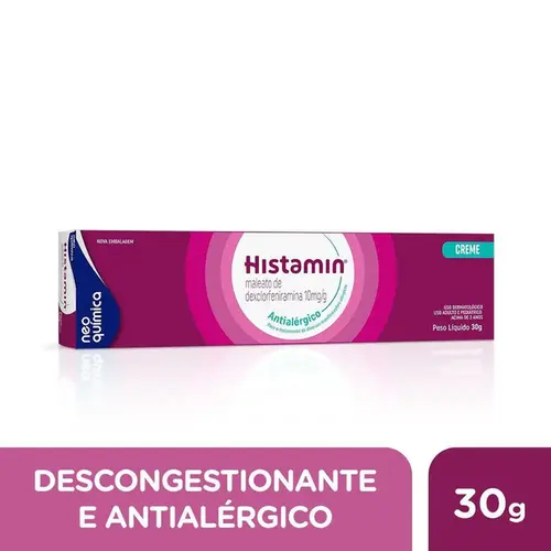 Histamin Creme 10mg/g - Creme com 30g
