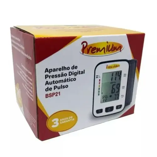 Aparelho Medidor de Pressão Digital Automático de Pulso BSP21 Premium