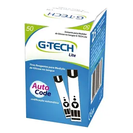 Tiras de Glicemia G-Tech Lite 50 Unidades