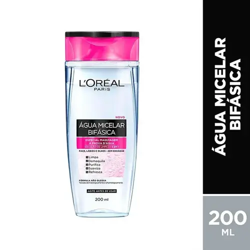 Água Micelar L'Oréal Paris Bifásica - 200ml