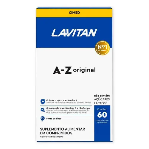 Polivitamínico - Lavitan A-Z Original 60 Comprimidos