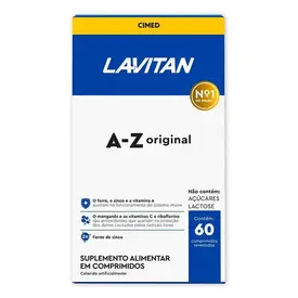 Polivitamínico - Lavitan A-Z Original 60 Comprimidos