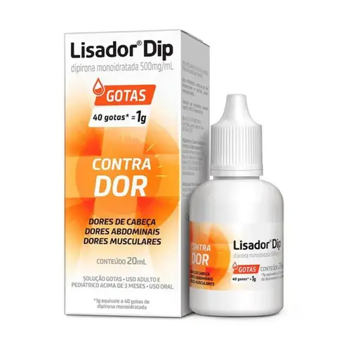 Lisador Dip 500mg/ml - Gotas 20ml