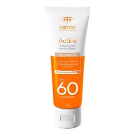 Protetor Solar Facial Darrow Actine FPS 60 Color Antioleosidade Toque Seco 40g