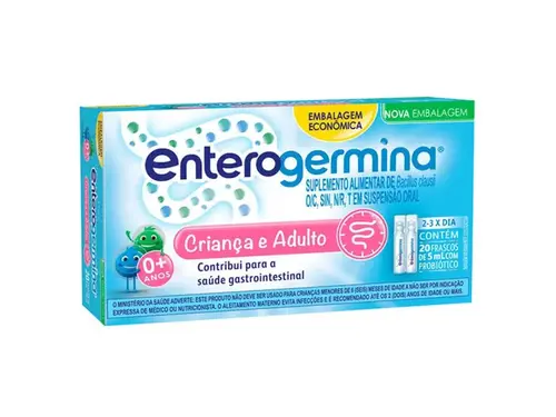 Probiótico Enterogermina 20 Frascos de 5ml