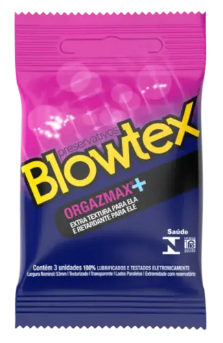 Preservativo Blowtex Orgazmax+ 3 Unidades