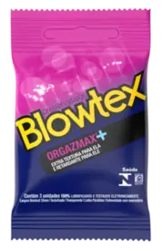 Preservativo Blowtex Orgazmax+ 3 Unidades