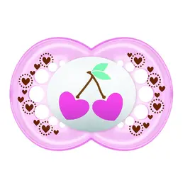 Chupeta MAM Original Coleção Trends Rosa Silicone Bico Ortodôntico Nº1 0-6 Meses - 1 Unidade