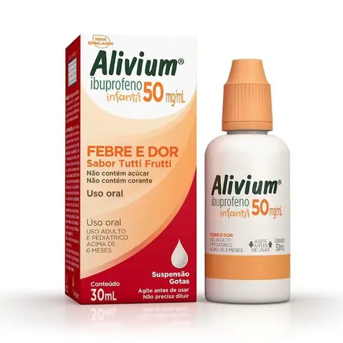 Alivium Infantil Ibuprofeno 50mg/ml Gotas 30ml