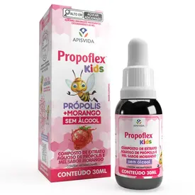 Extrato Aquoso de Própolis Apis Vida Propoflex - Gotas Sabor Morango 30ml